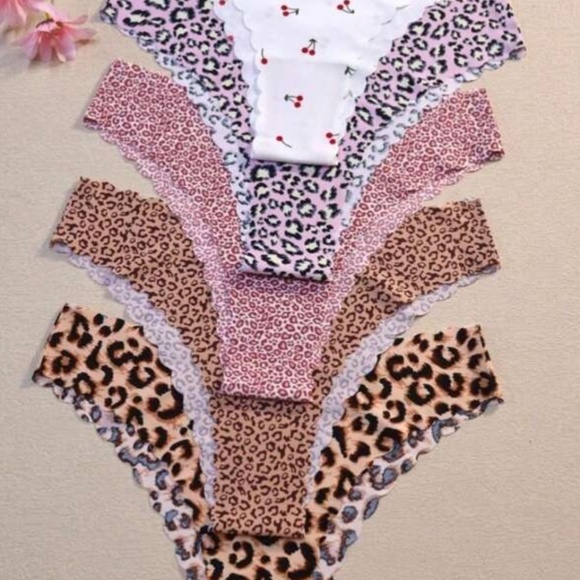 Women Seamless Wavy Edge Breathable Comfortable Soft Fabric Sexy Triangle - Picture 4 of 6